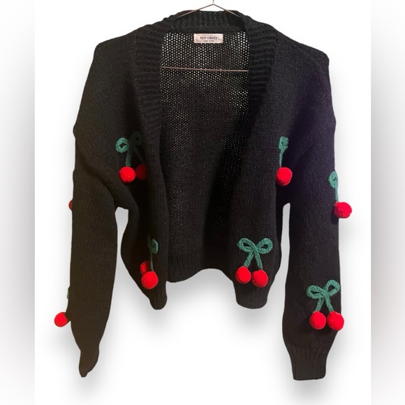 Cherry cardigan one size - Picture 3 of 5